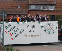 Ehrengarde beim Umzug